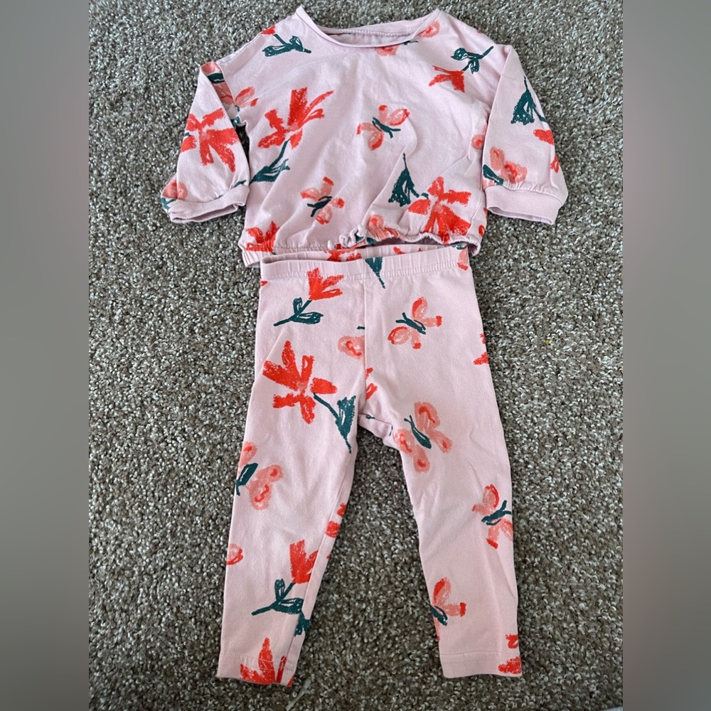 Floral pink Carter’s set